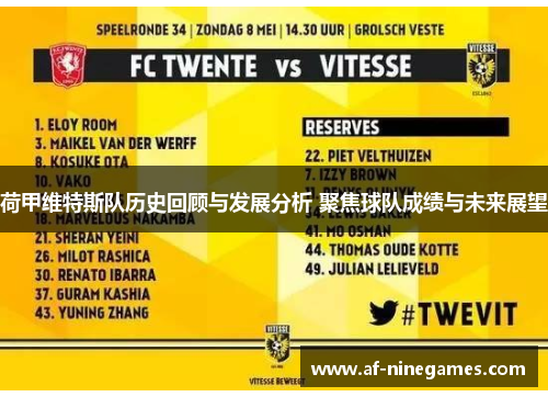 荷甲维特斯队历史回顾与发展分析 聚焦球队成绩与未来展望 荷甲维特斯队历史回顾与发展分析 聚焦球队成绩与未来展望