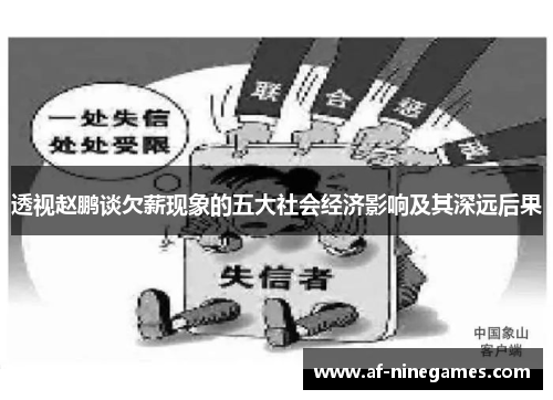 透视赵鹏谈欠薪现象的五大社会经济影响及其深远后果